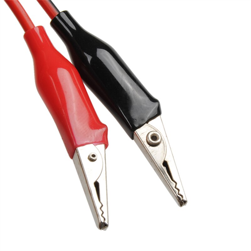 Elektrische Klem Alligator Testen Cord Lead Clip Om Injectie Banana Plug Probe Kabel Voor Multimeter Lengte 1M