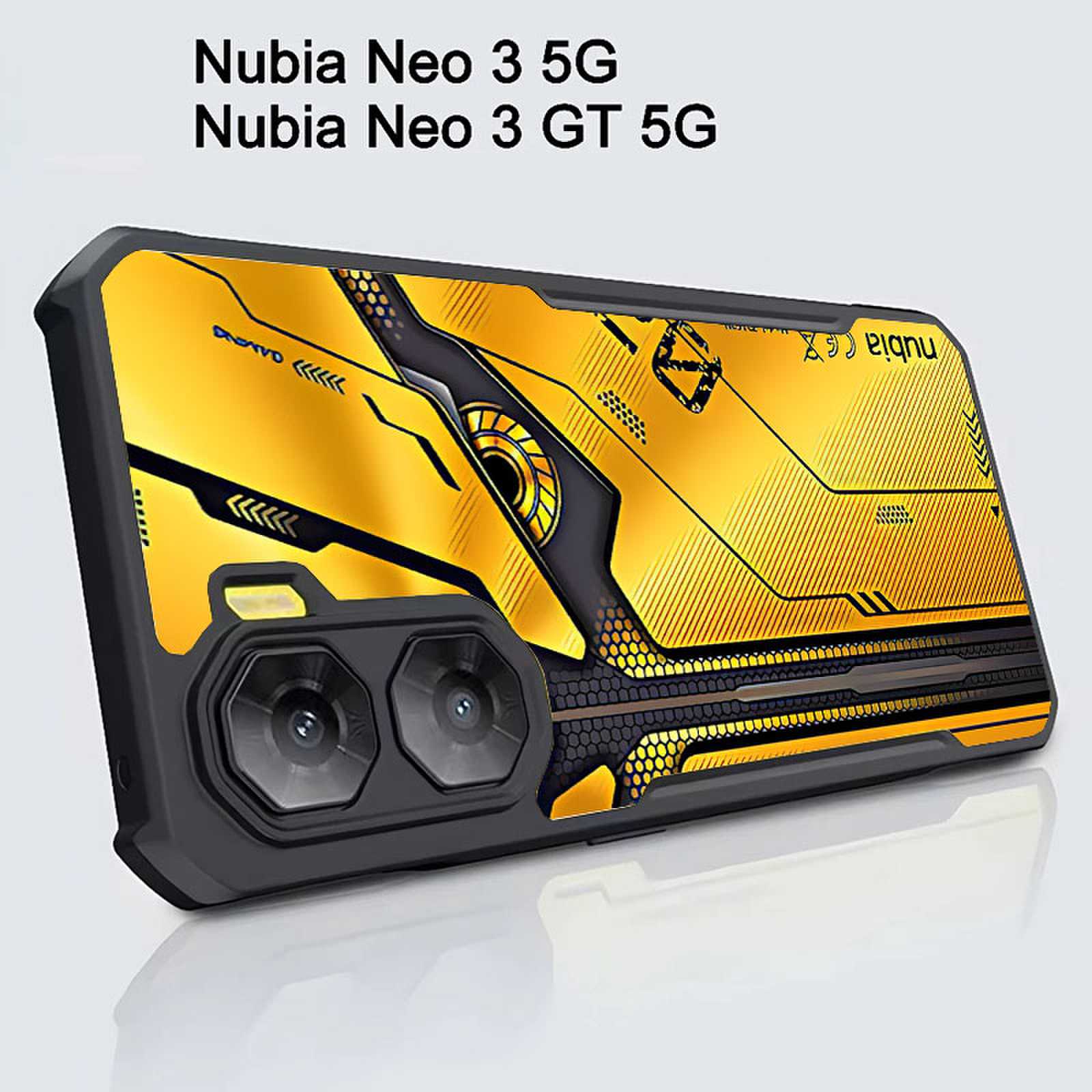 Luxe telefoonhoesje voor zte nubia neo 3 gt , transparant acryl, valbestendig, ultradunne harde cover, nubia neo 2, neo 3 , 5g nr. .62