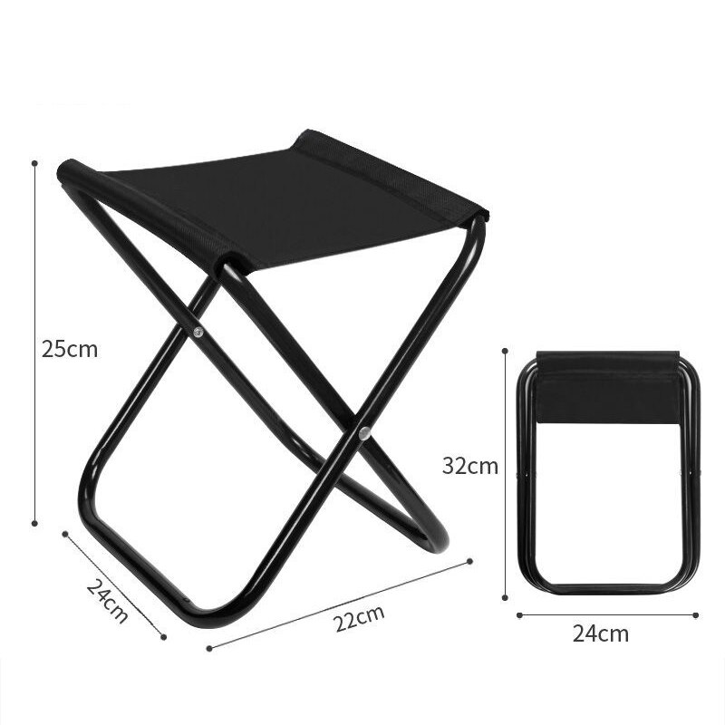 Mini Portable Folding Stool Ultra Light Outdoor Slacker Chair Hiking Fishing Camping Seat B2Cshop