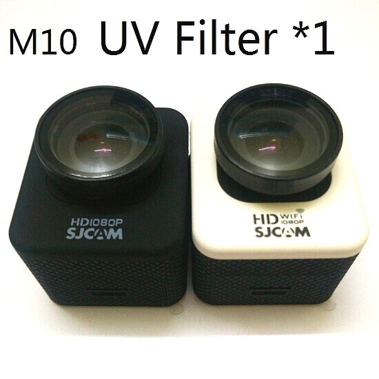Clownfish Voor Originele SJCAM M10 Action Camera Accessoires Beschermende Glas Lens UV Filter Lensdop voor M10 +/M10 wifi Camera