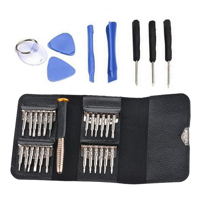 Kit d'outils de réparation de portefeuille de téléphone portable, tournevis torx de précision 25 in en 1 pour téléphone portable, téléphone portable, électronique, pc: A 33 in 1