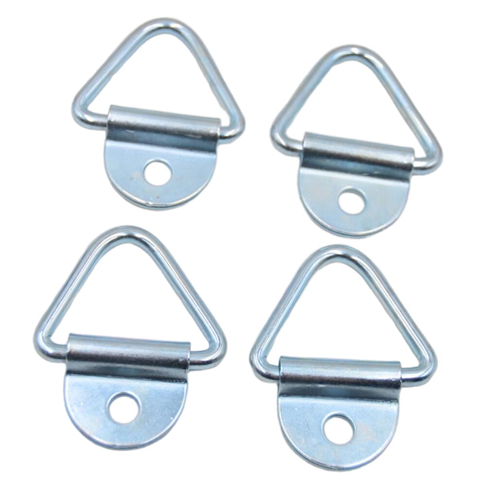 4 Stuks Cargo Tie-Down Ankers Staal V- Bolt Op Trailer Touw Bout Op Belasting