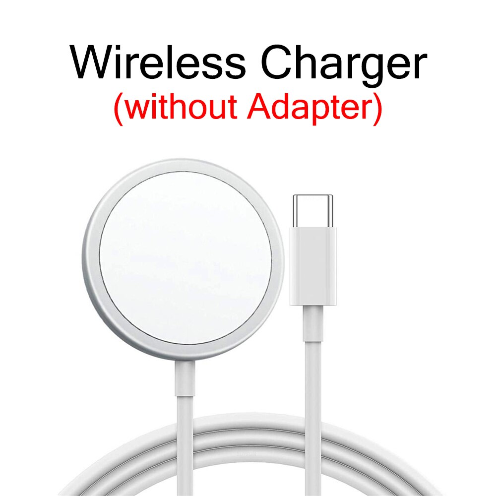 Original Charger For iPhone 12 Pro Max 12 Mini 15W Wireless Charger Magnetic Back Adsorption Magsafing Phone Quick Charger: Only Wireles Charger