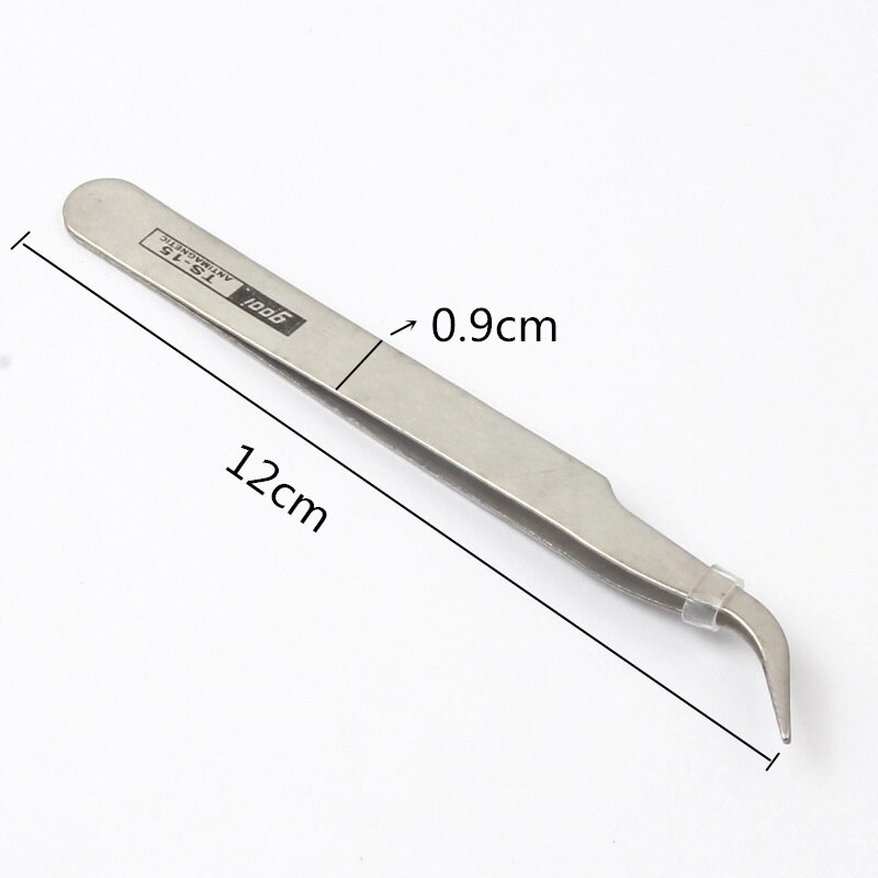 Herramientas de costura pinzas para doblar recto de excelente , herramientas y accesorios de coser cruzados antiestáticos de acero inoxidable, bricolaje