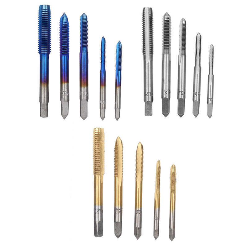 Thread Tapper M8 5pcs M3 M4 M5 M6 M8 Thread Tap Bit Manual Screw Th... – Vicedeal