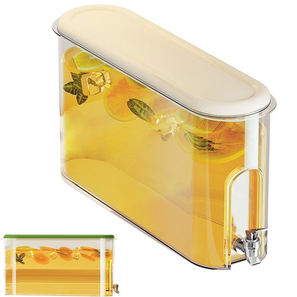 Beste waterkoker voor in de koelkast, drankdispenser met 4l watertanks en kraan, bpa-vrij, geschikt voor feestjes en dagelijks gebruik.