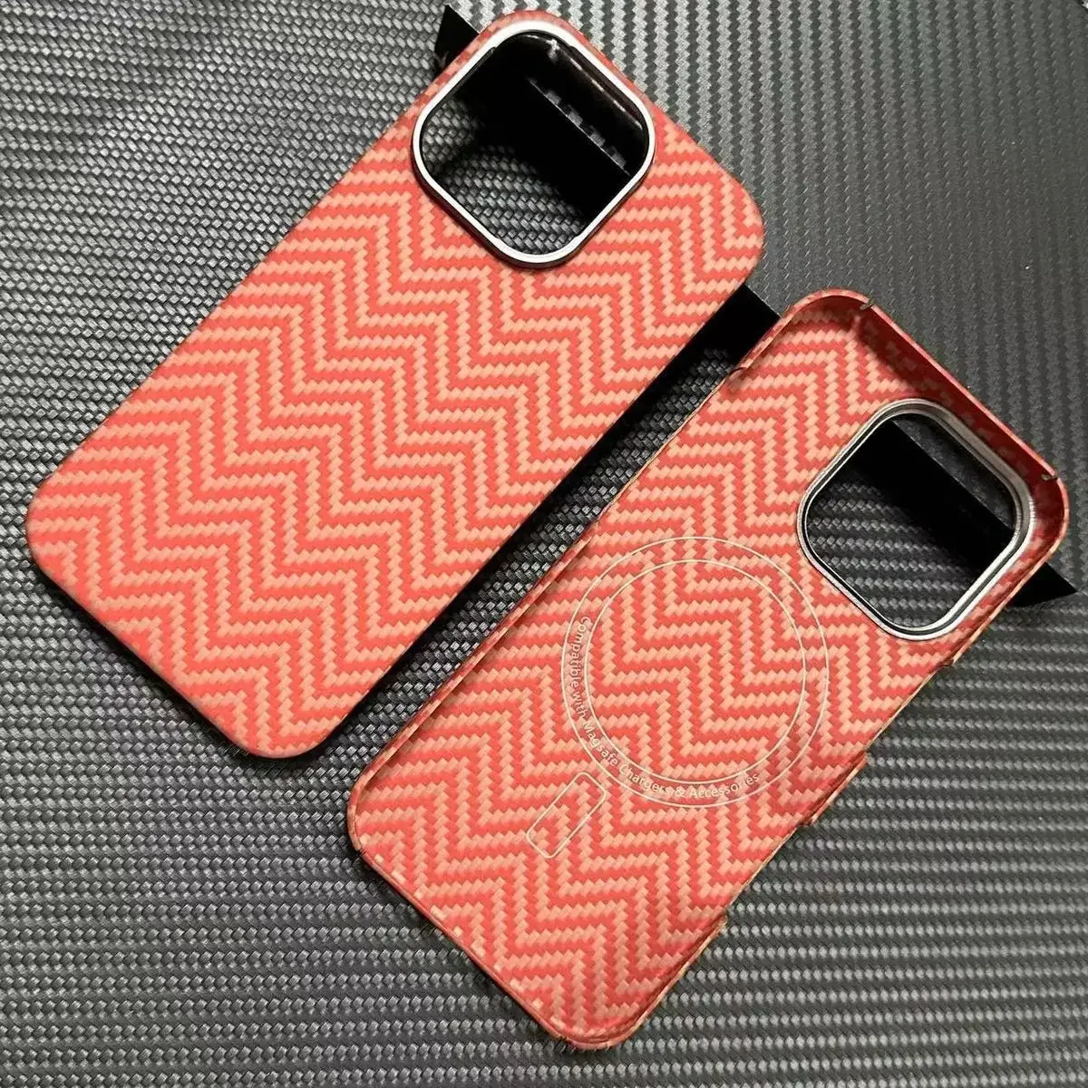 Para Magsafe funda magnética para iPhone 15Pro/ 16 Pro Max funda de fibra de carbono cubierta fina de fibra de aramida para iPhone 16pro funda de carbono