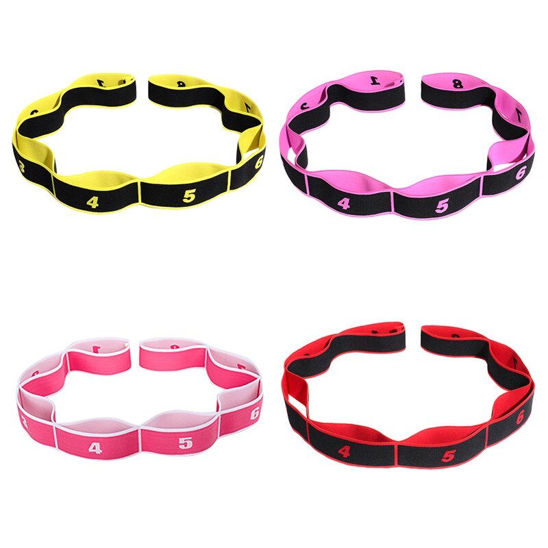 Adult Kids SPORTS Resistance Bands Latin dance stretch Belt with Foam Handles Exercise Cords Pilates Strength Training