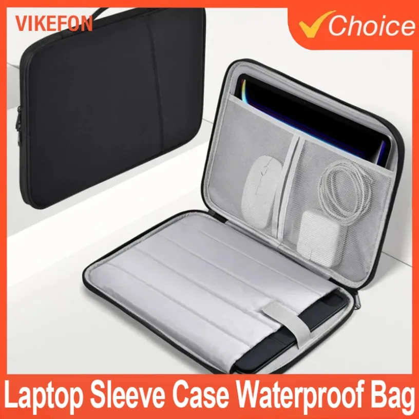 High-Capacity Waterproof Tablet Data Cable Bag Tablet Sleeve Bag For iPad Pro 12 9 11 13 inch Pouch iPad 10th 9th 8th 7th