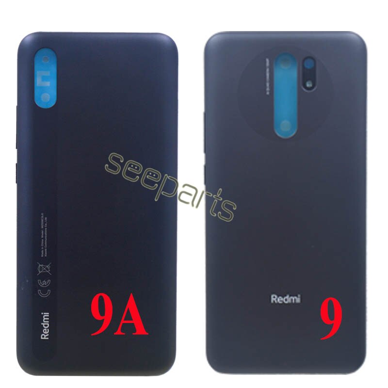 Voor Xiaomi Redmi 9 9a Batterij Cover Cover Panel Achterdeur Behuizing Case Voor Redmi 9 Back Battery Cover deur 9A Batterij Cover