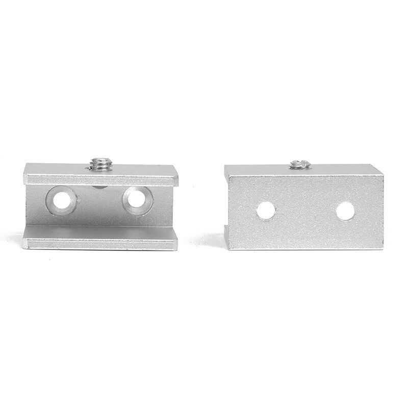 2Rectangular-Shape Glass Clamp Glass Shelf Clamp Clip w/ Screws