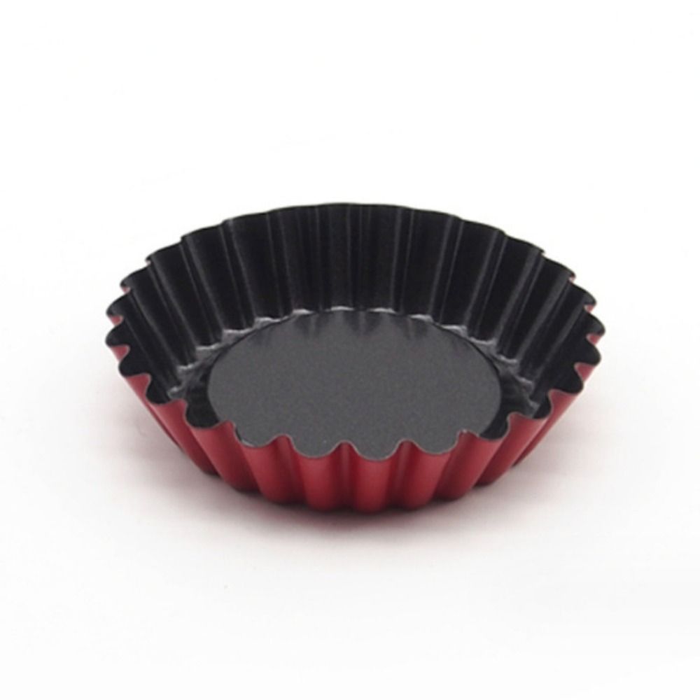 Nonstick terte quiche flanpanneform pai pizza kakeform cupcake eggeterte tartelett bakeform muffinskopp pizzapanne bakeform: Lys gul