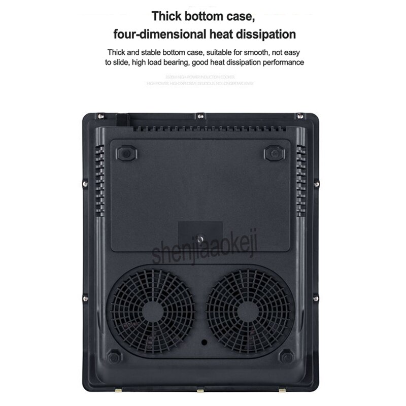 Home induction cooker Waterproof high power Concave type magnetic Hotpot cooker intelligent Electric mini pot stove 220v 1pc