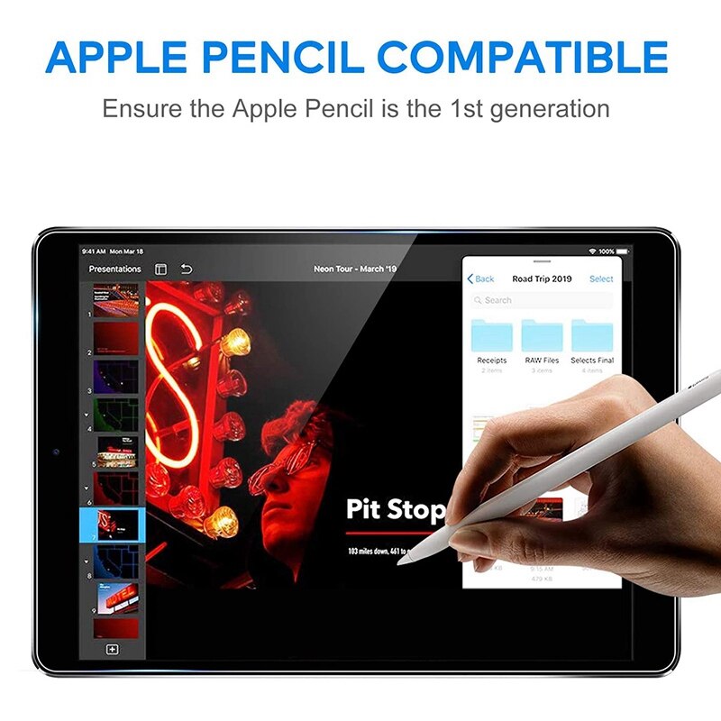 Displayschutzfolie aus gehärtetem glas für ipad air 3, 9h