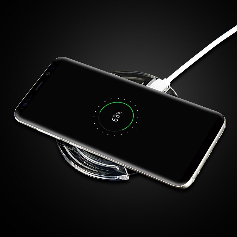 Oplader voor samsung galaxy  s9 plus  s8 s7 s6 edge plus note 8 7 6 5 s9 plus  s8 plus coque oplaadpad telefoonhoesje draadloze opladers