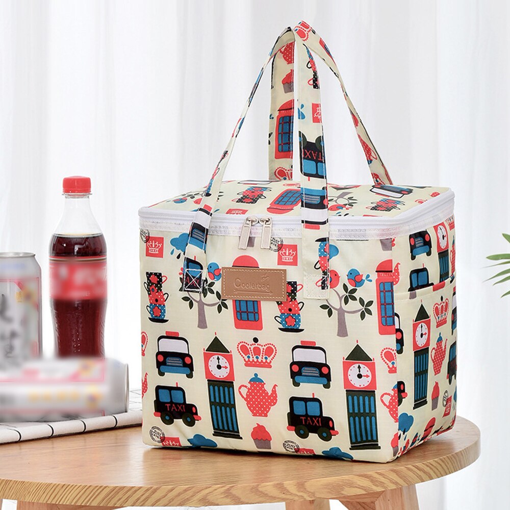 Portable Lunch Bag Thermal Insulated Lunch Box Tote Cooler Handbag lunch bags for women Convenient Box Tote Food Bags: G356529