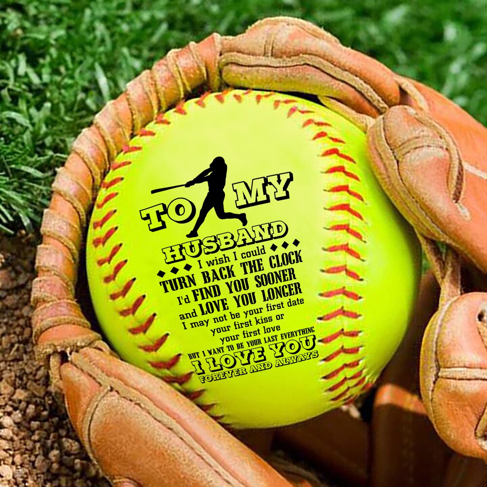 A mio marito, vorrei poter tornare indietro l'orologio Baseball Ball softball: Default Title