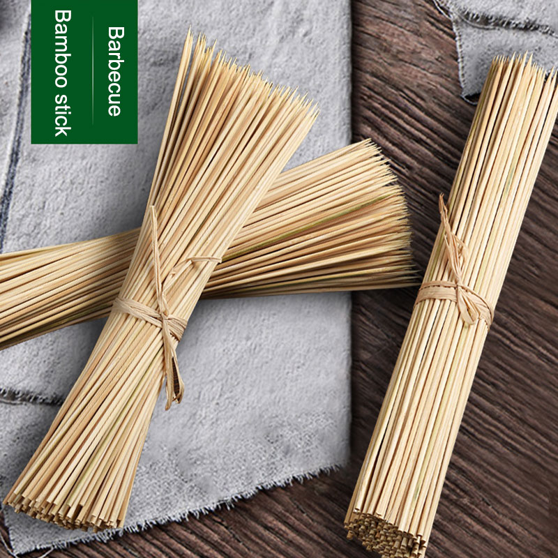 'The Best' Sturdy Bamboo Skewer Sticks BBQ Fruit Shish Kebab Natural Wood 25cm Sticks Barbecue Stick 889