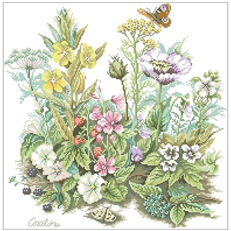 Mooie Tuin Patronen Geteld Kruissteek 11CT 14CT 18CT Diy Chinese Kruissteek Kit Borduurwerk Handwerken Sets