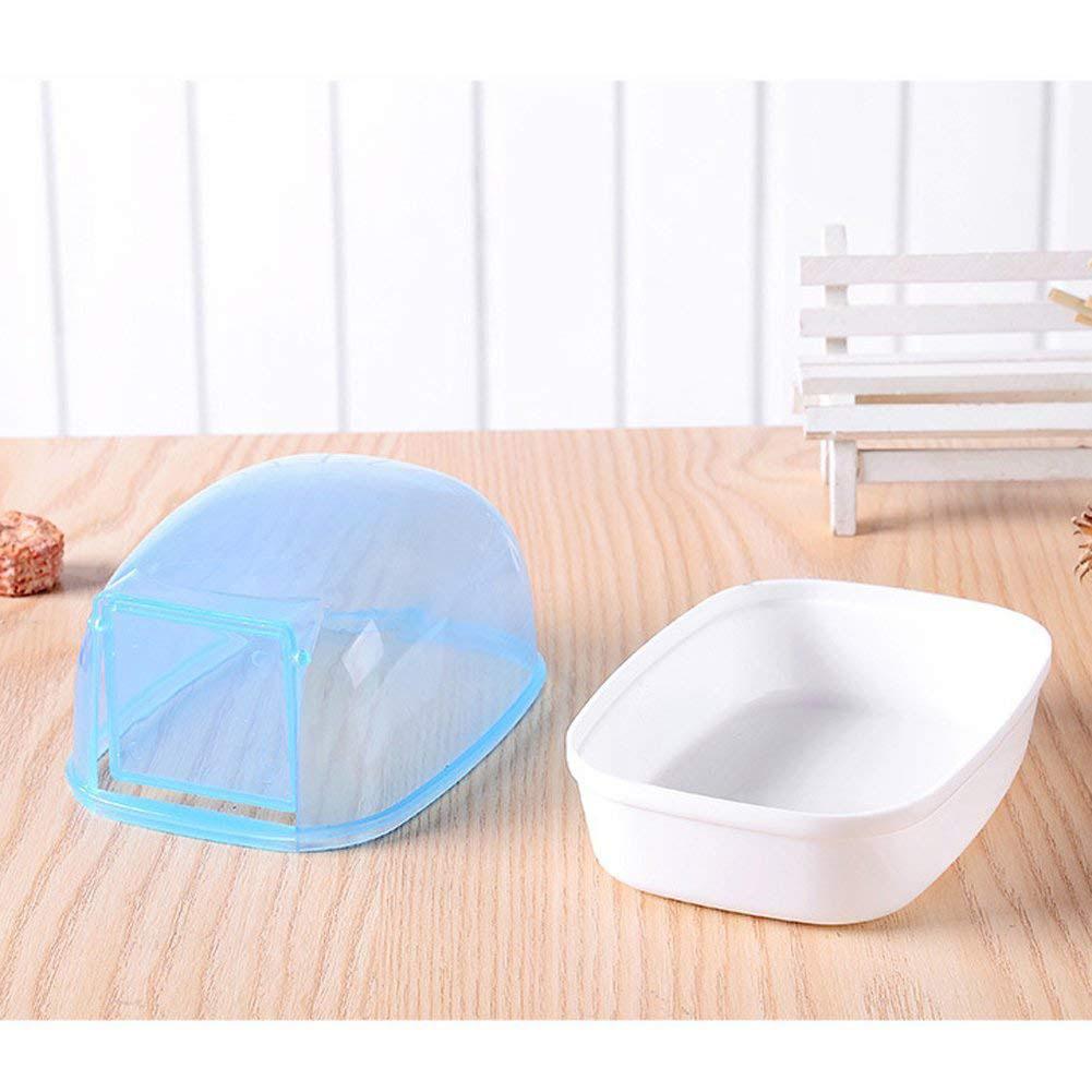 Støvtæt plast sød lille kæledyr hamster badeværelse sauna badekar legekasse