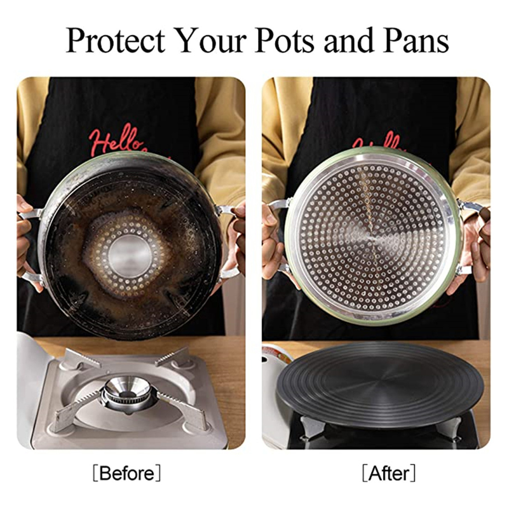 Diffusore di calore da cucina distributore assorbente piastra di conduzione del calore stufa a gas in acciaio inossidabile accessori per fornelli da cucina