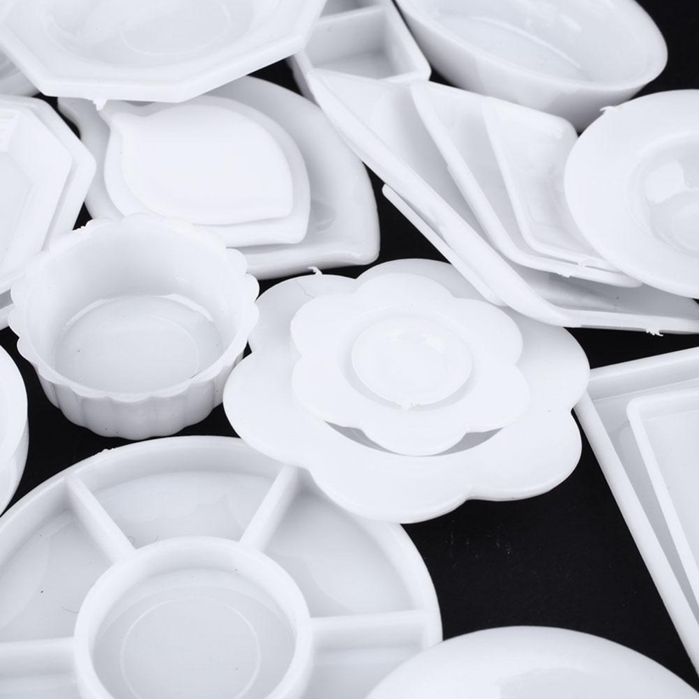 33pcs/SetMiniatures Cup Plate Dish Decor Toys for Kids Girls For Children Doll Accessories Kitchen Acrylic Mini Tableware