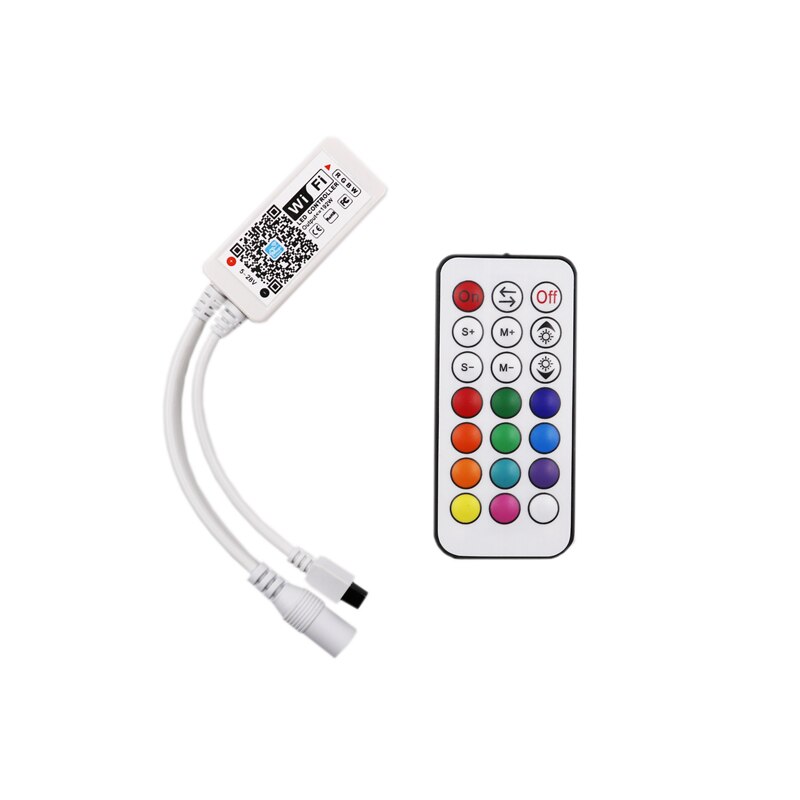 Wifi RGBW/RGBWW LED Controller Mini DC12V Mit RF 21Key/IR 24Key Fernbedienung Für RGBW/RGBWW LED Streifen Lichter