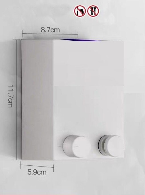 Waslijnen zonder gaten boren binnen en buiten uittrekbare waslijn touw waslijn met ophanggat organizer: B-wit