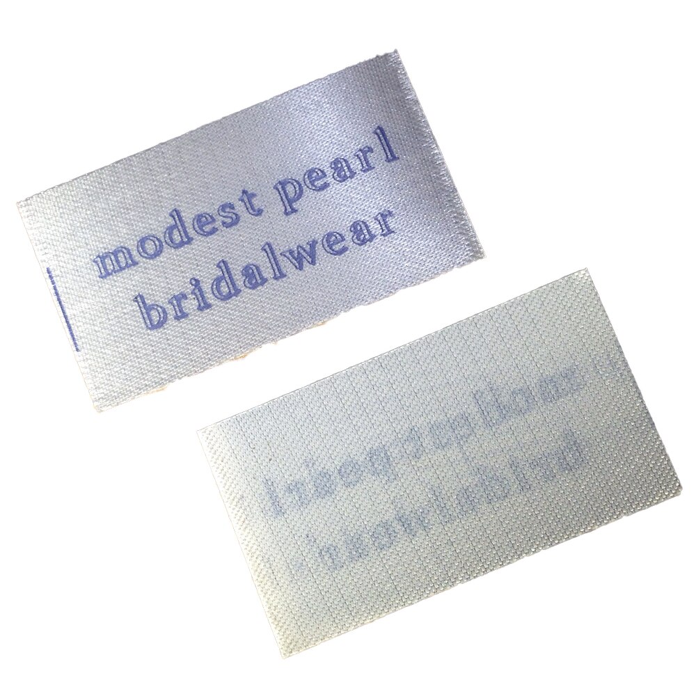 Custom Polyester Ribbon Printed Labels for Clothin... – Vicedeal