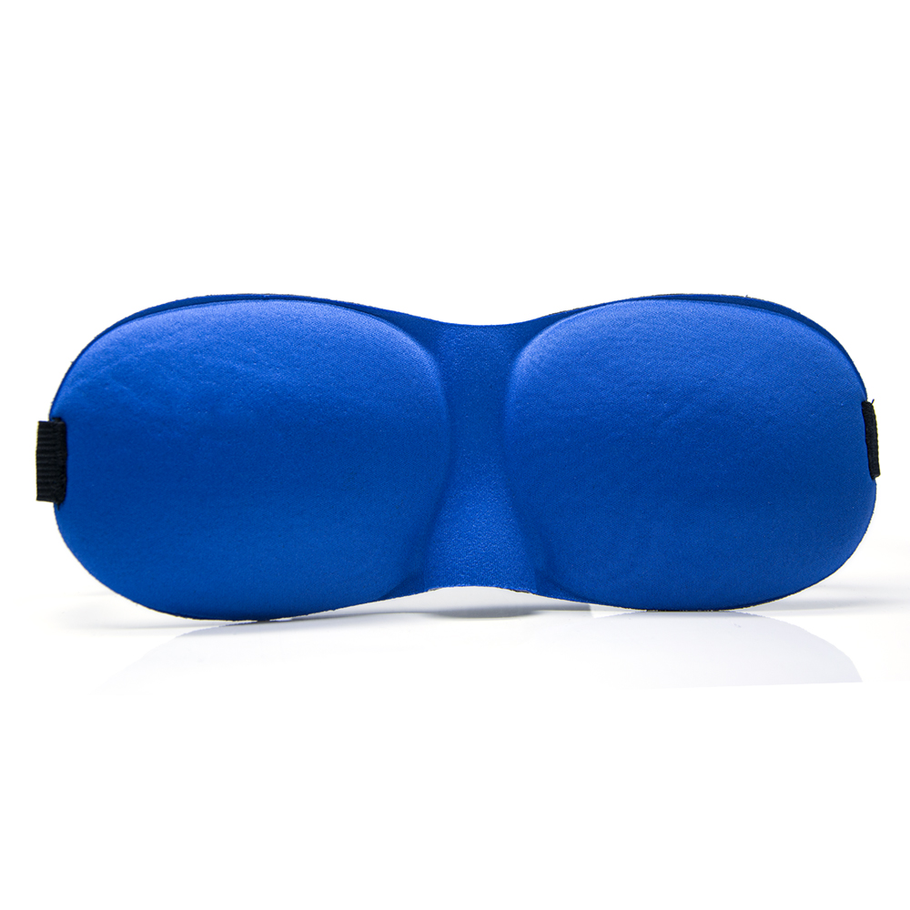 3D Slaapmasker Zacht Draagbare Blindfold Travel Eyepatch Natuurlijke slapen Eyeshade Cover Shade Eye Patch Katoen Blauw Zwart C1372