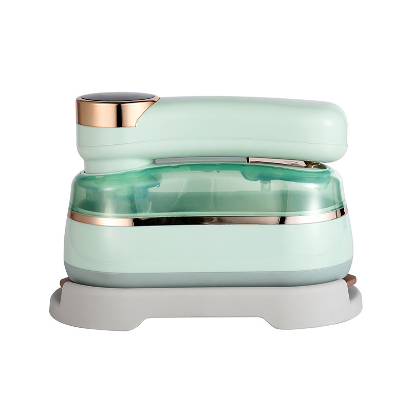 2025 plancha de vapor portátil 1200W de alta potencia hogar portátil de tres velocidades vaporizador de ropa pantalla táctil plancha eléctrica rotativa: Rojo / US