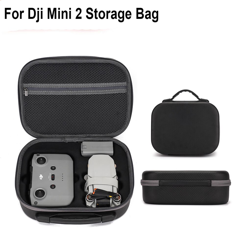 Voor Dji Mini 2 Case Pu Waterdichte Handheld Reizen Draagtas Mavic Mini 2 Drone Lichaam Accessoires Opbergtas Doos