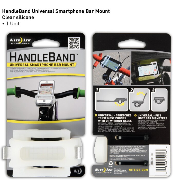 Nite Ize HandleBand Universal Smartphone Bike Handlebar Mount