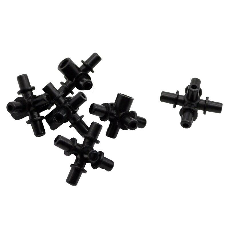20pcs Vijf-weg Splitter Interfaces Met Grote Vijf-way Cross Connector Vijf Sproeikop Outlet Connection Tuin slangkoppelingen