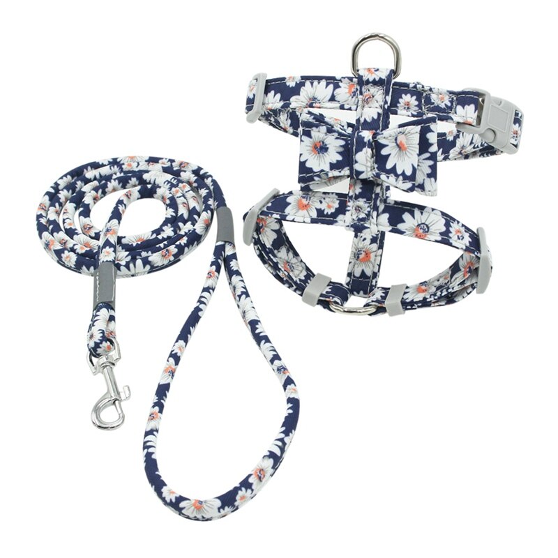 Japanse Stijl Reflecterende Hond Kat Harnas Verstelbare Harnas Kraag Huisdier Veiligheid Leash Rope Riem Hond Accessories1: A5