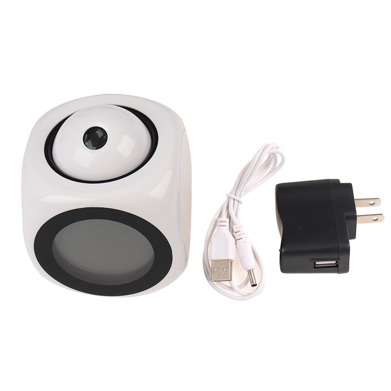 Kids Alarm Clock Cartoon Digital Clock Wake Up Light Led Clock LED Projector Home Clock Timer: WT