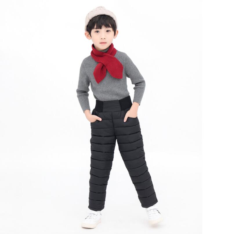 Pantalons d'hiver chauds pour bébé, 2-11T, en duvet de coton rembourré, long style, pour garçons et filles, tenue décontractée pour petit enfant