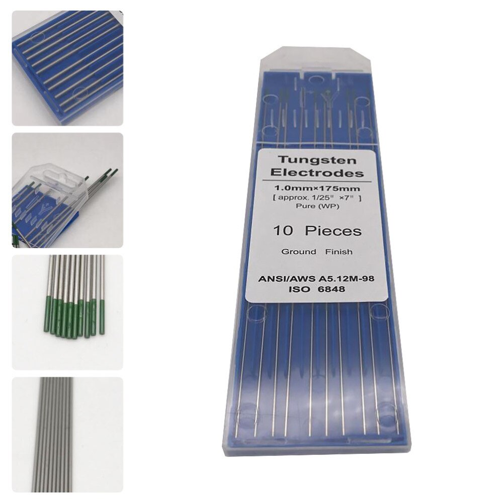 1 Pack WP Durable Ground Finish Welding Electrode Tungsten Electrode Rods for TIG: Silver 3