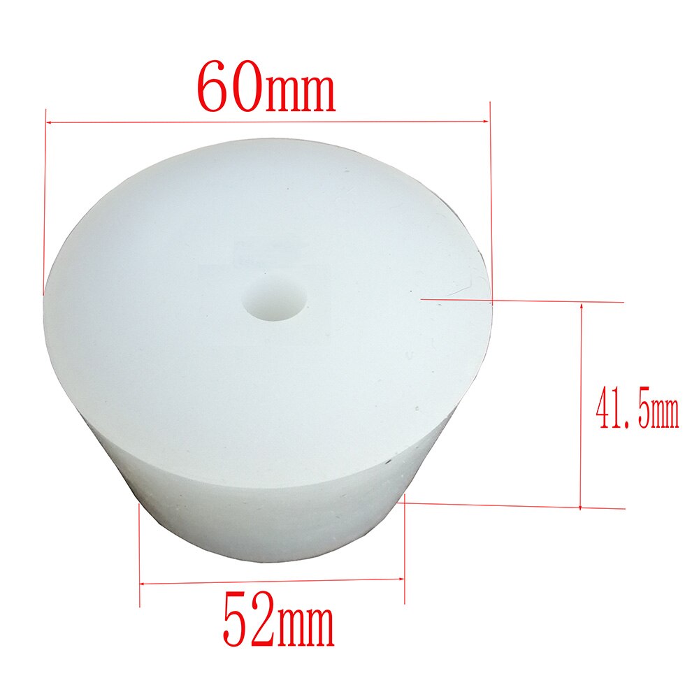 3 #-14 # siliconen Plug Met Gat voor Luchtsluis Waskolf Brouwen Wijn Food Grade Siliconen Rubber Stop: size 12