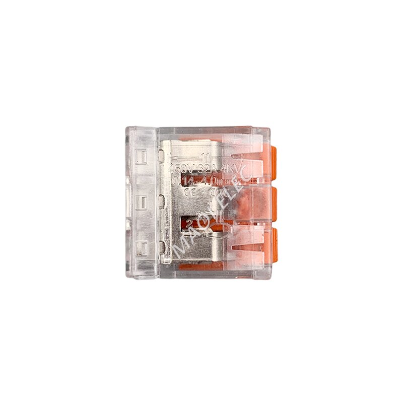 Wire Connector 24/48/72/96 PCS Orange Mini Quick Connector Universal Compact Plug-in Wire Terminal Home Connector