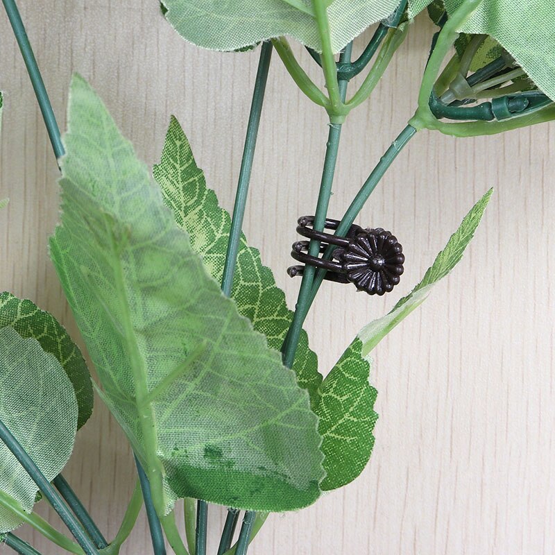 Mini pinzas de plástico para injertos, 100 Uds., color morado oscuro, cinco garras, soporte para plantas, vid, injerto, flor, orquídeas, Herramienta de sujeción fija