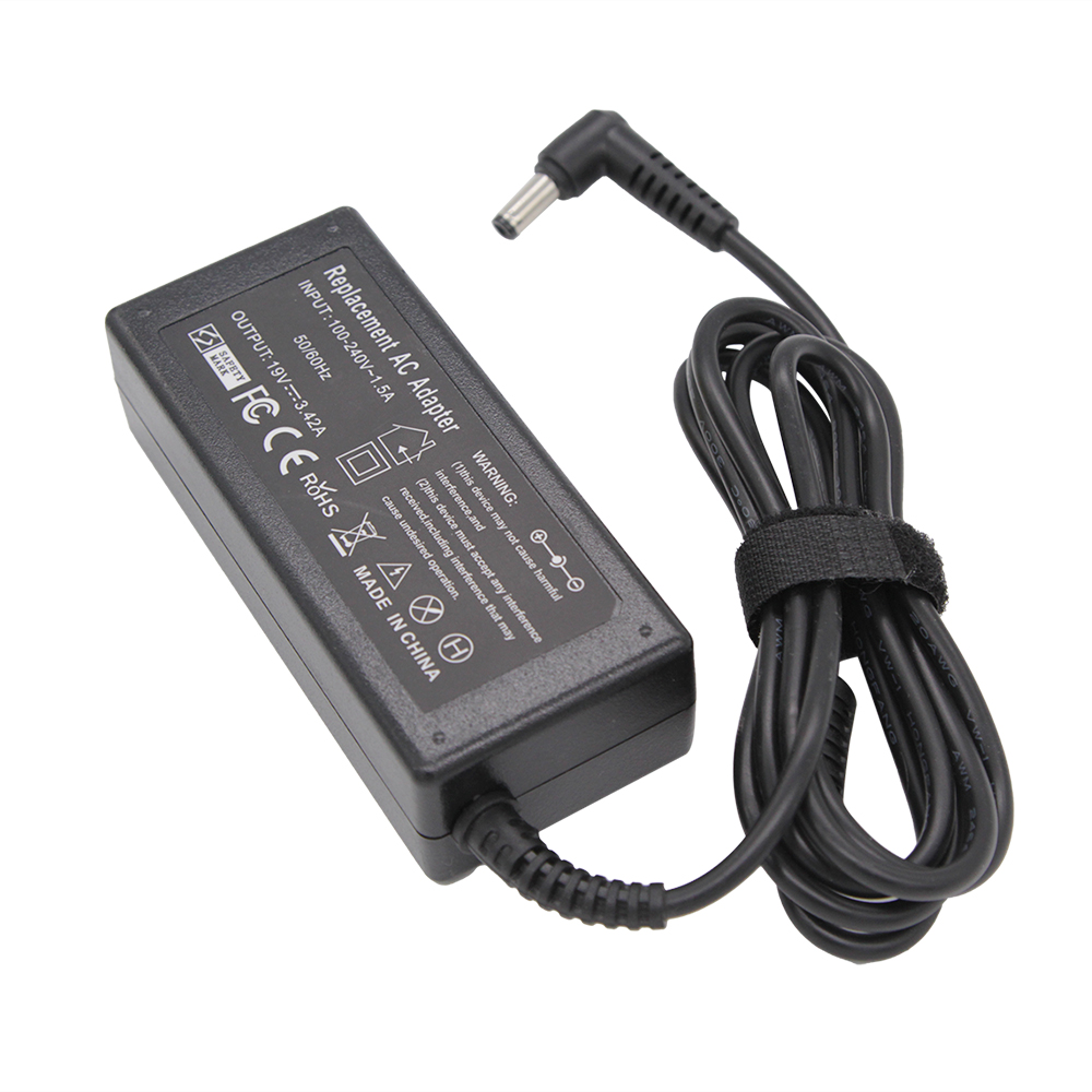 19v 2.5a 65w 3,42*5.5mm Notebook-Ladegerät Adapter Laptop-Netzteil für passendes Asus k42f k42j k42 k43e k43s k43 k45a k45v k45: WHITE