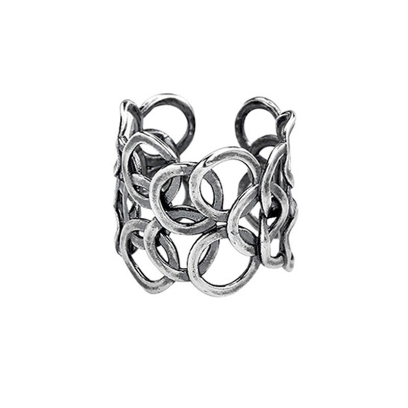 Luxus Kreis Ringe Für Frauen Hochzeit Engagement Charme Knöchel Ringe Männer Jahrgang-Schmuck Romantische Party
