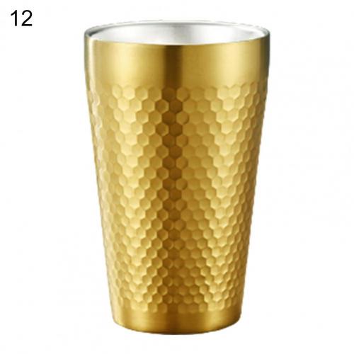 Gobelet à thé, 175/300ml, de couleur argent, de supérieure, pour le lait, tasse à thé, empilable, pour les Bars: 12