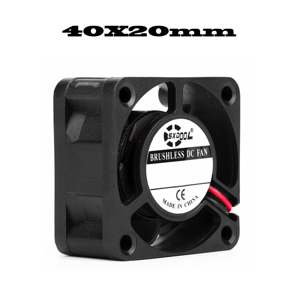 40mm 50mm 60mm 70mm 80mm 92mm 120mm DC 5V 12V 24V caja de Motor sin escobillas de refrigeración Axial ventilador silencioso rodamiento de manga de 2 pines
