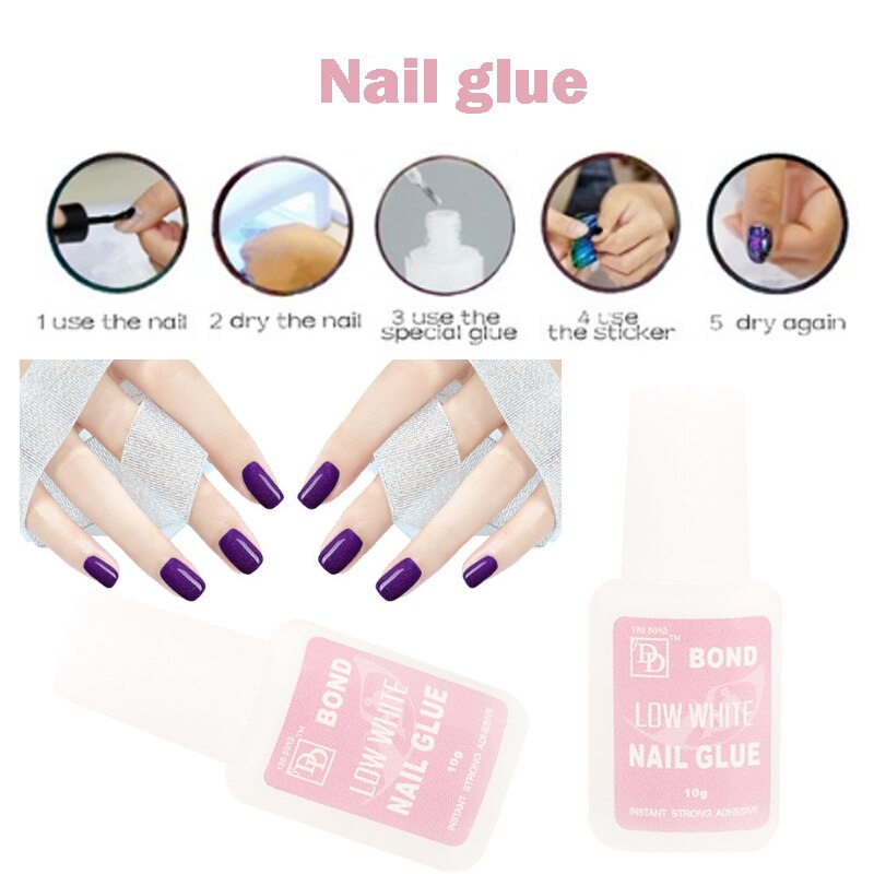 1 Pcs 10g Nagellijm Valse Franse Tips Nail Art Nagels Care Product Nail Decoratie