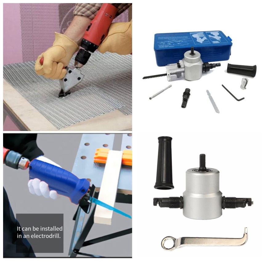 Metal Cutting Sheet Saw Cutter turbo Scissor drill FOR nozzle On SCREwdriver head ElecTric tool tip BIT FreZ DRILL ATTACHMENT