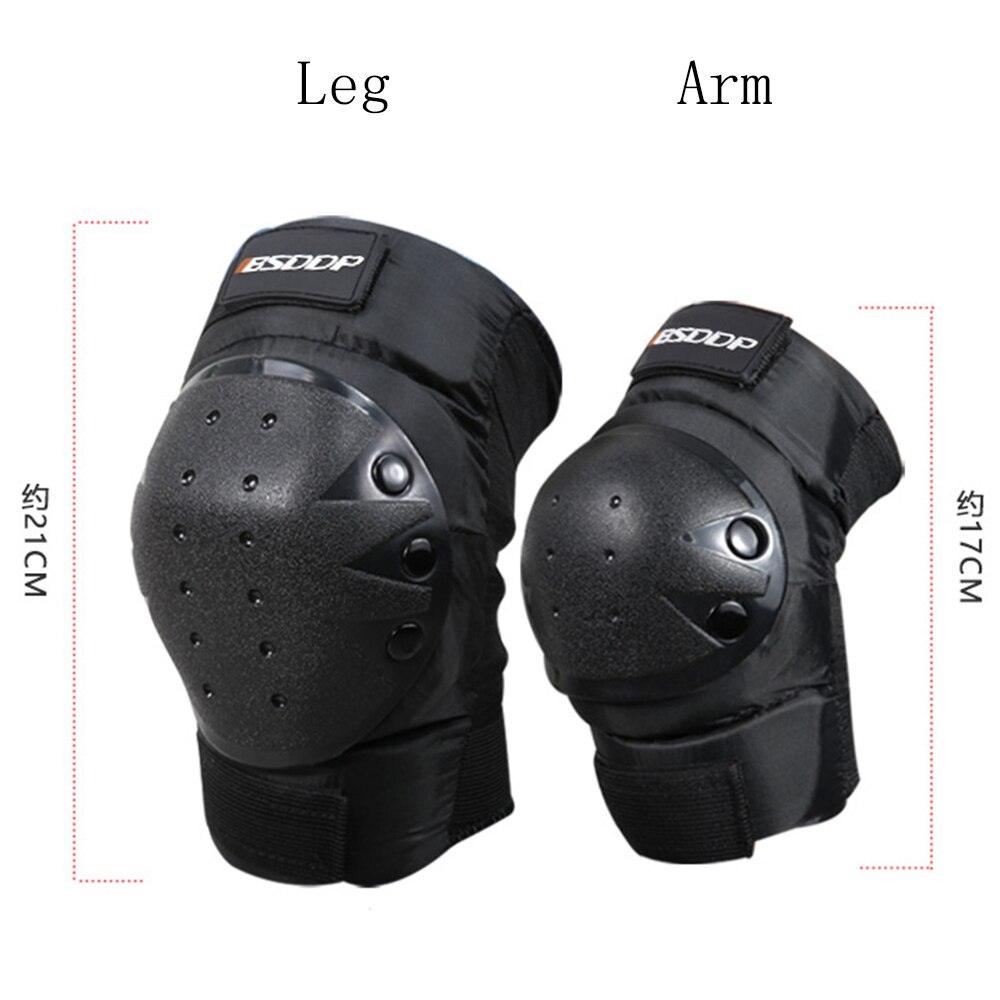 BSDDP Motorcycle Knee Protector Kit Motorbike Guards Motocross Knee & Elbow Pads Moto Protection Motorcycle Knee Pads Equipment