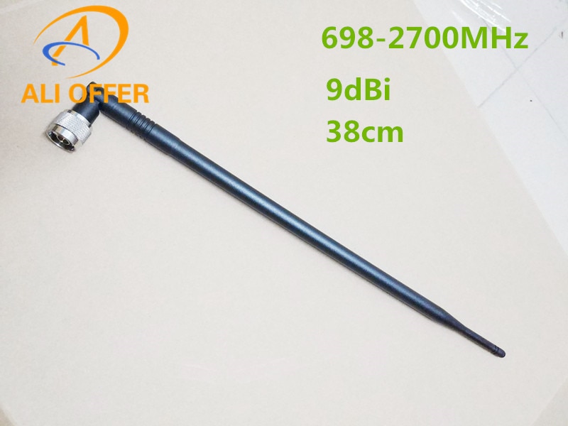 698-2700 Mhz 4G Rubberen Antenne 9dBi 38 Cm, multi-Band Antenne Voor 700/800/900/1800/1900/2100/2300/2400/2500/2600/2700 Mhz Volledige Band