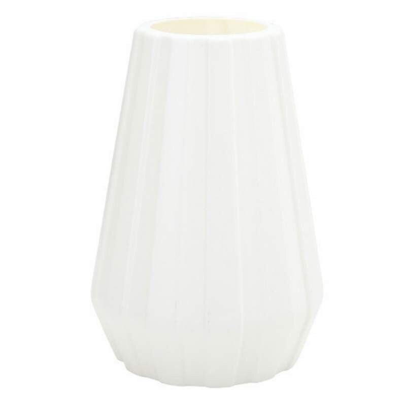 Plastic Vase Flower Arrangement Container Vase Imitation Glaze Jardiniere Flower Device Vase Desktop Decoration/: W